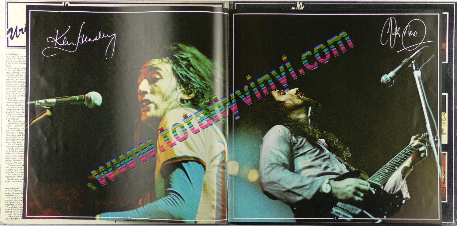 Totally Vinyl Records || Uriah Heep - Live January 1973 Booklet LP LP x ...