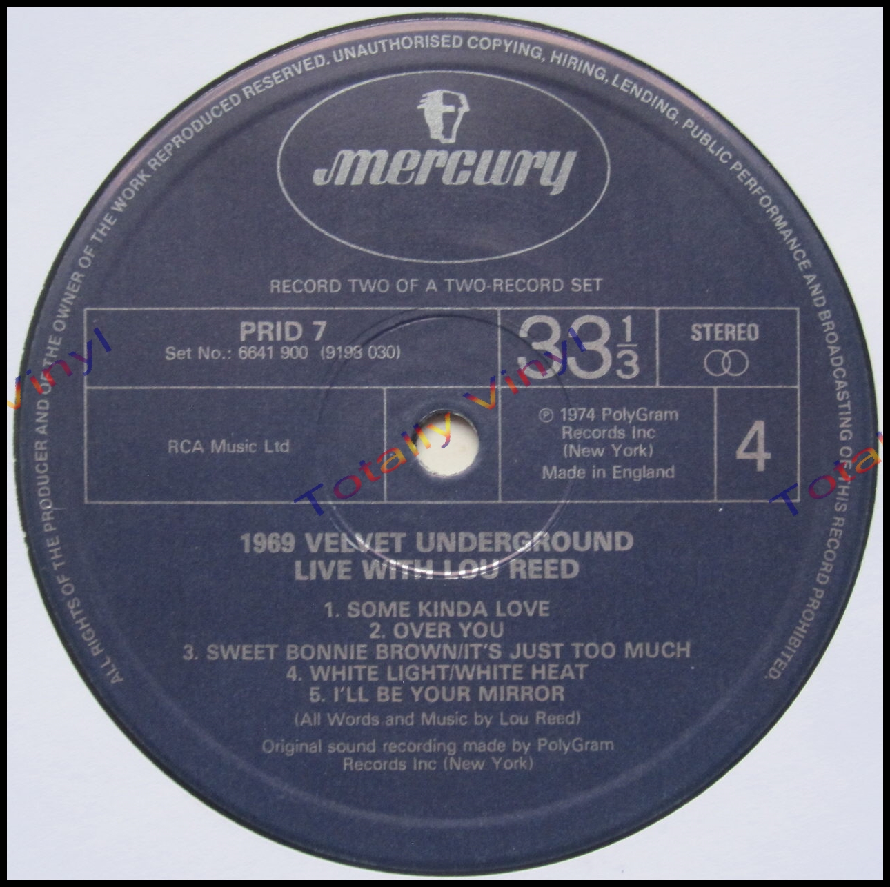 Totally Vinyl Records || Velvet Underground - 1969 Velvet