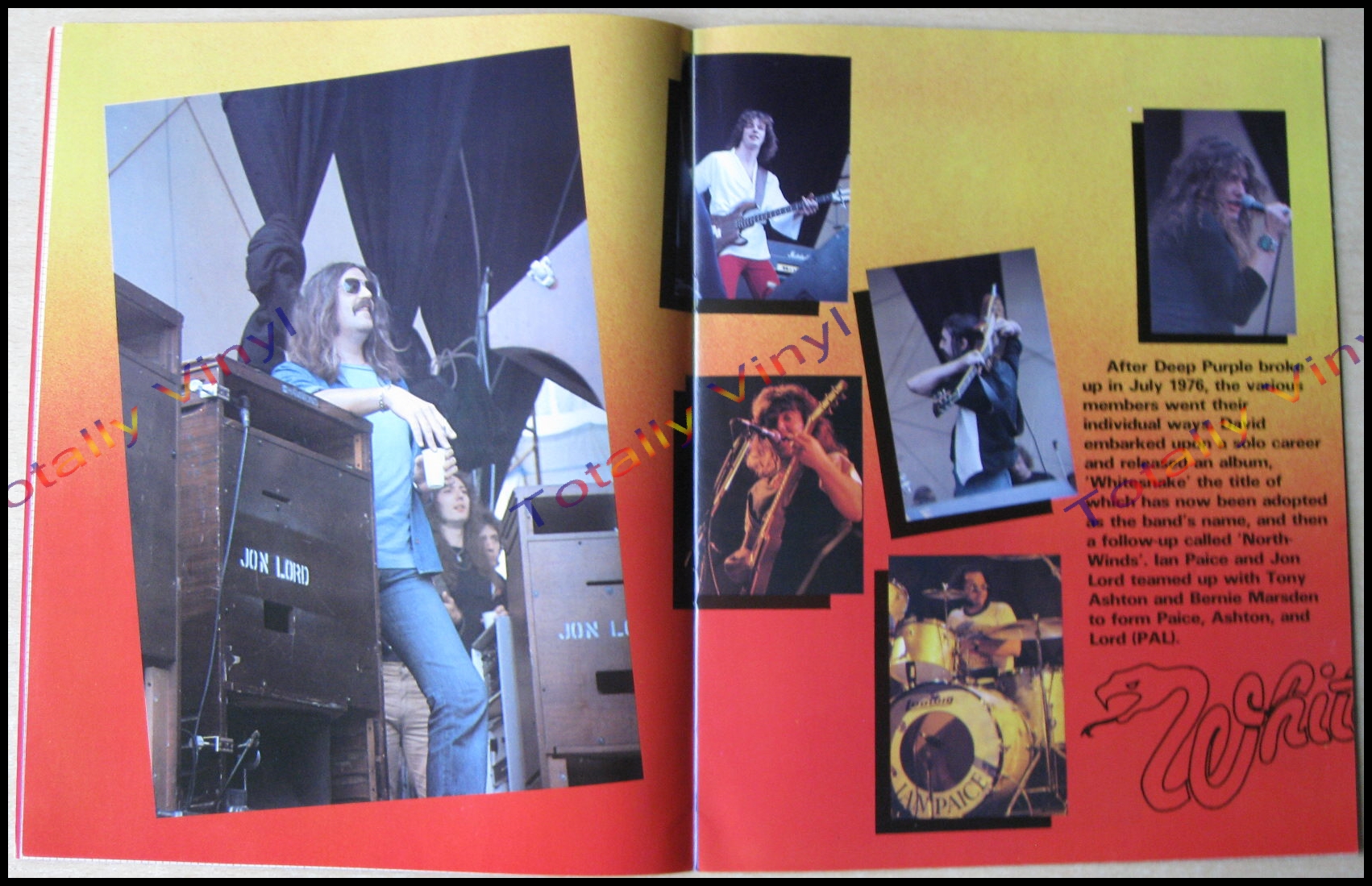 Totally Vinyl Records || Whitesnake - Lovehunter Programme