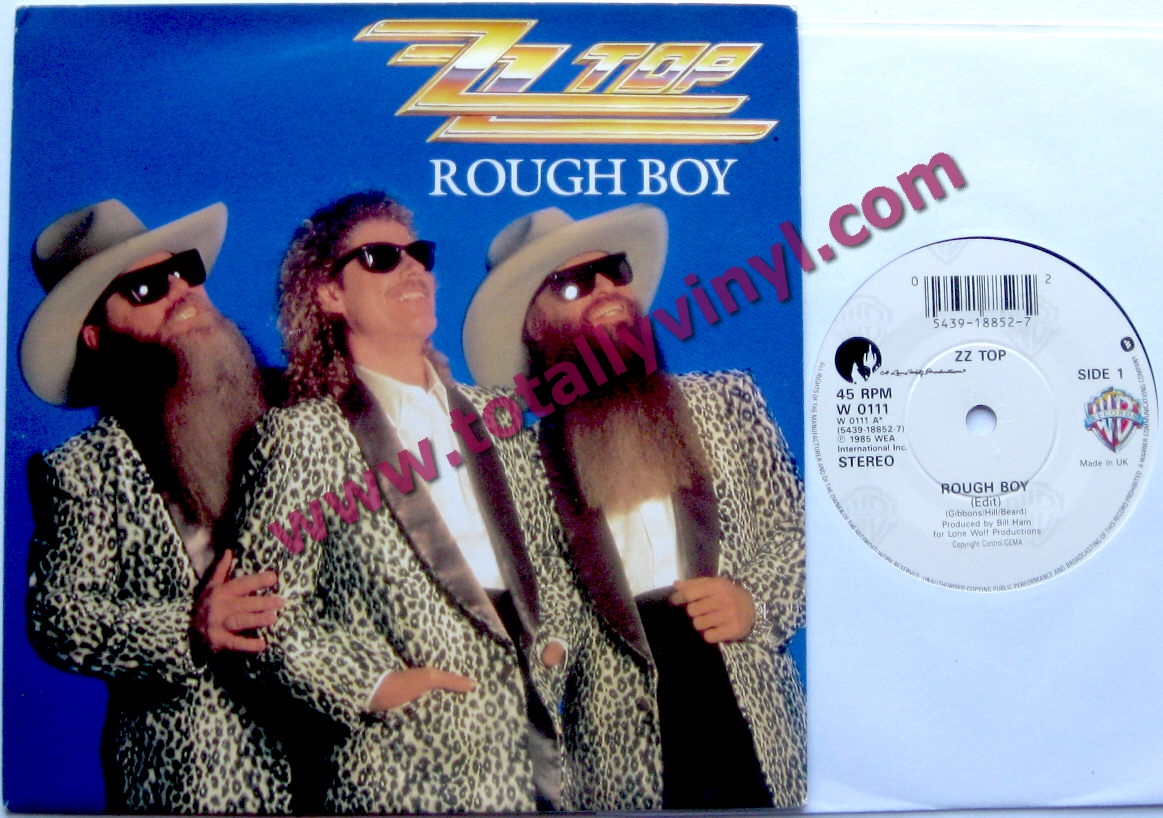 Advertisement Brawl climate Totally Vinyl Records || Z Z Top - Rough boy (edit) / Viva las Vegas (remix  edit) 7 inch Picture Cover Pre Release